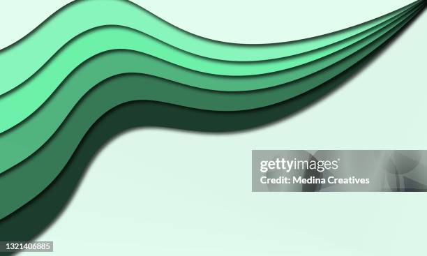 abstract multicolor modern papercut background - dark rainbow background stock illustrations