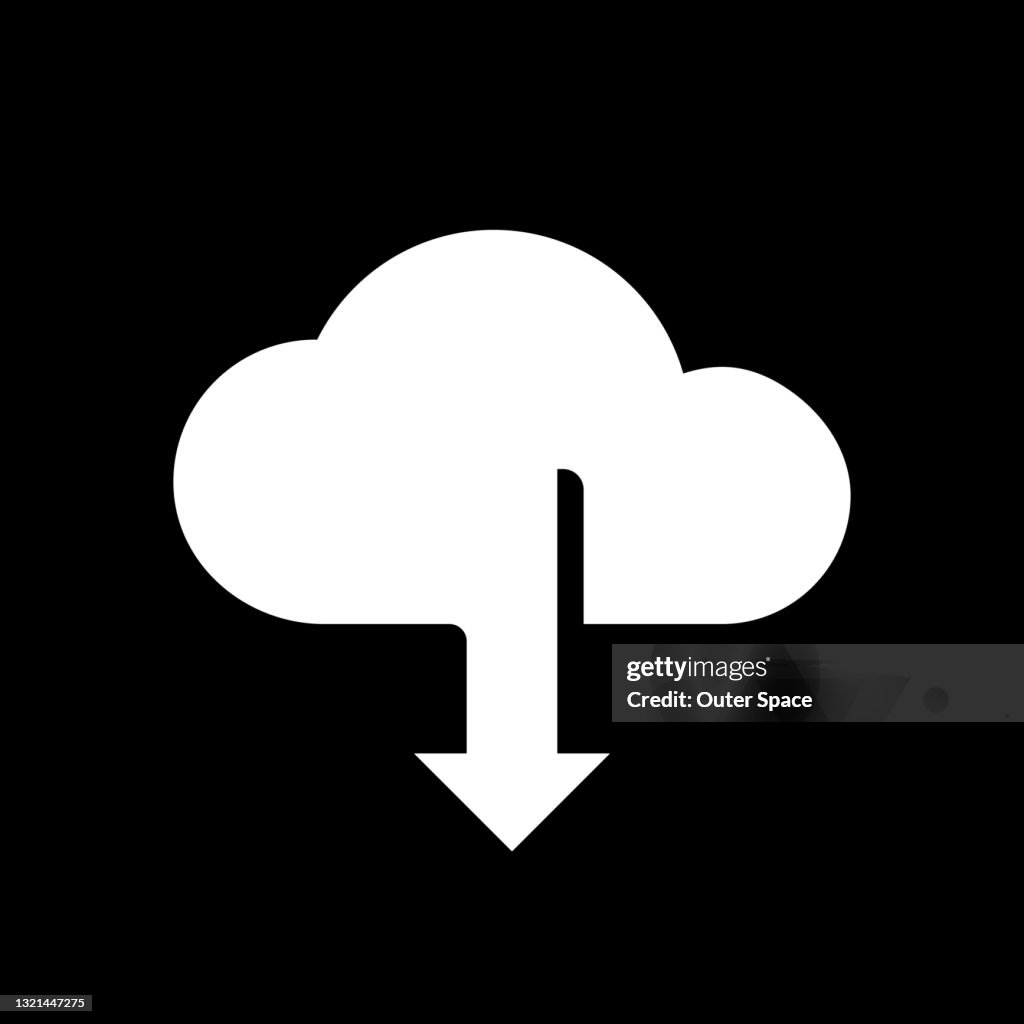 Icône de téléchargement cloud