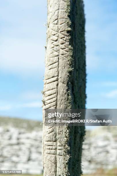 Ogham Inscriptions Runes 19 Ogham Stone Stock Photos, High-Res Pictures, and Images - Getty Images