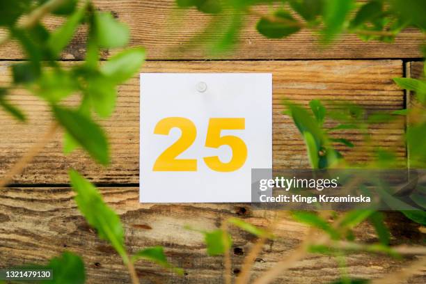 number 25 - house number stock pictures, royalty-free photos & images