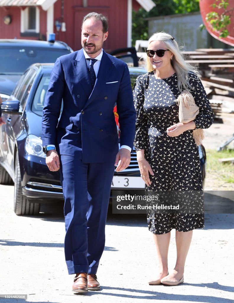 Crown Prince Haakon Visits Fredrikstad On The Occasion Of The 250th Anniversary Of Hans Nielsen Hauge's Birth