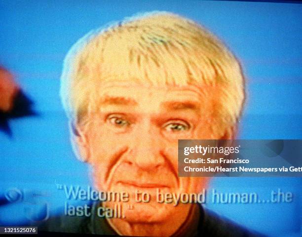 Cult Leader known as Do, who was also known as Marshall Applewhite, from a recruiting film. TV frame came from KPIX-TV in San Francisco.