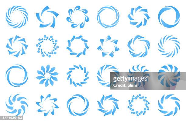 swirling circles - swirl pattern stock illustrations