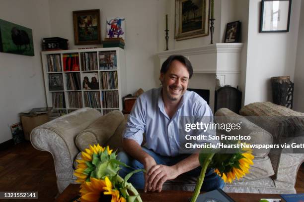 David Katznelson, founder of SF appreciation society also runs an independent record label from home in San Francisco, Calif., on Thursday, October...