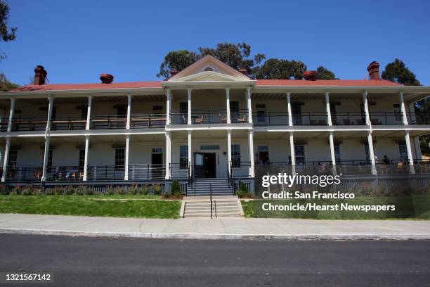 The barracks building at Fort Baker has been renovated as a conference center and is part of Cavallo Point in Sausalito, Calif., on Tuesday, June 10,...