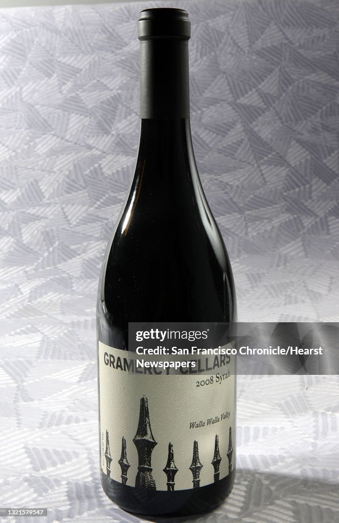 Gramercy Cellars, a 2008 syrah from Walla Walla Valley in Washington, on Tuesday, September 27, 2010 in San Francisco, Calif.