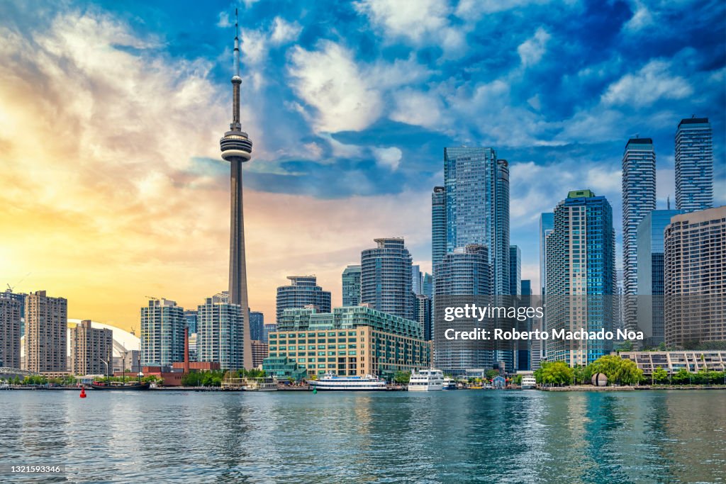 Toronto city skyline, Canada