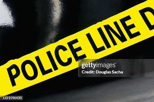 Police Yellow Caution Tape for crime scene Police Yellow Caution Tape for crime scene