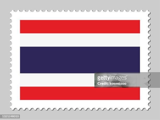 thailand
flag postage stamp - thai flag stock illustrations