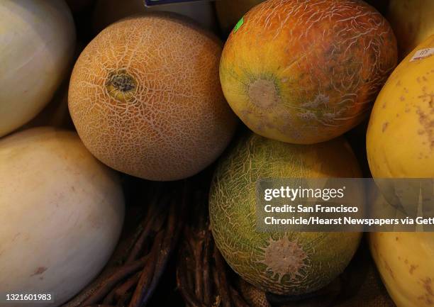 The melons including the Sharlyn melons at Bi-Rite market caught the site of a team of seven flavor gurus from Ben & Jerry's ice cream as they seek...