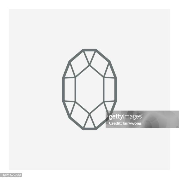 gem vector icon - ruby heart stock illustrations