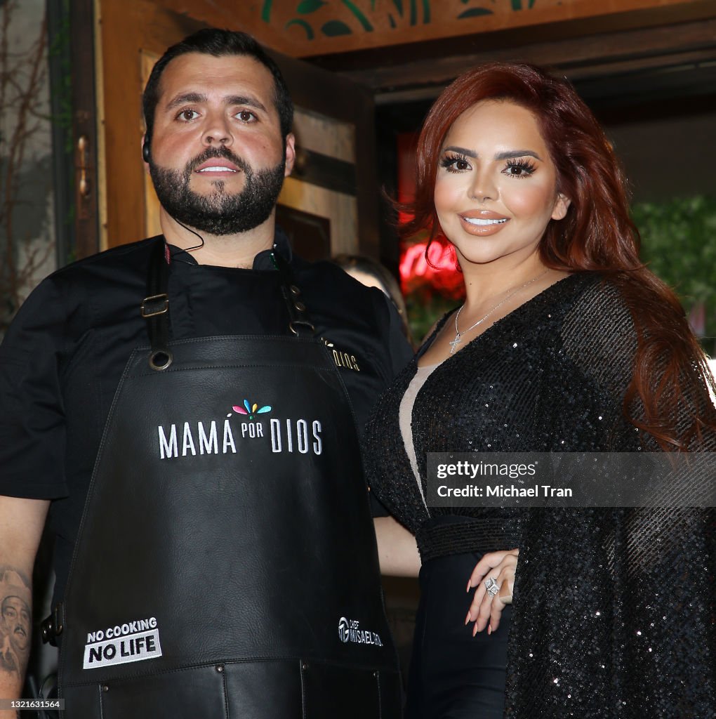 Chef and owner, Misael Guerrero and his wife, Edith Guerrero attend