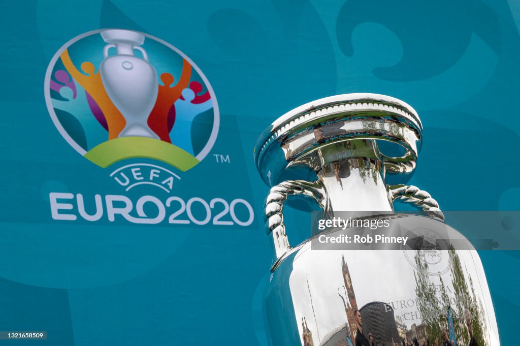 UEFA EURO 2020 Trophy Tour Arrives In London