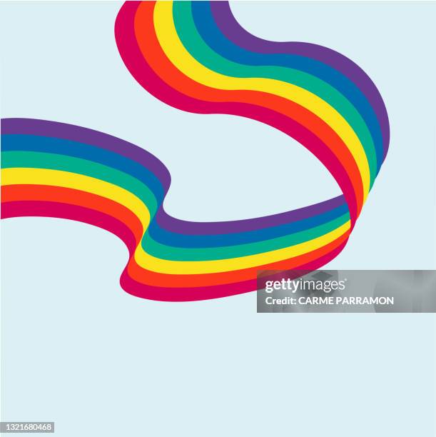 ilustrações, clipart, desenhos animados e ícones de bandeira cores arco-íris. mês do orgulho - gay pride parade