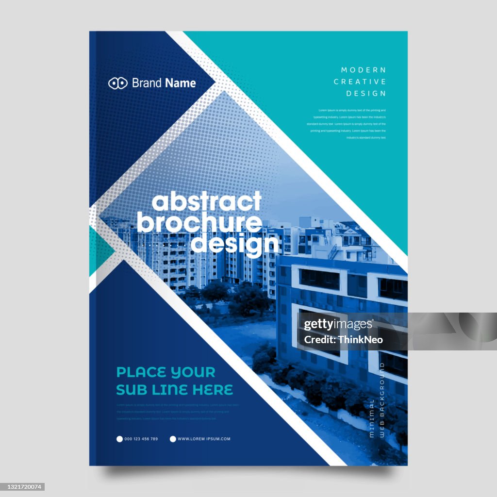 Corporate Book Cover Design Vorlage in A4