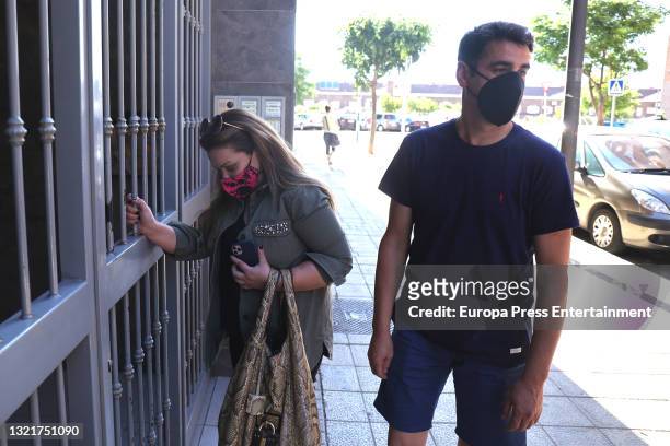 Jesus Janeiro and Maria Jose Campanario arrive at their daughter Julia's house, on June 4 in Madrid, Spain.