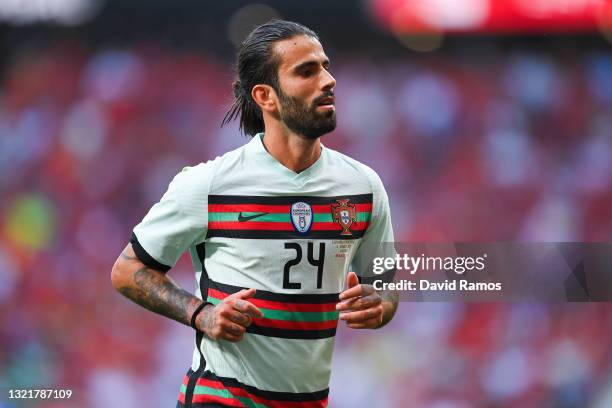 Sergio Oliveira of Portugal looks on during the international friendly match between Spain and Portugal at Wanda Metropolitano stadium on June 04,...
