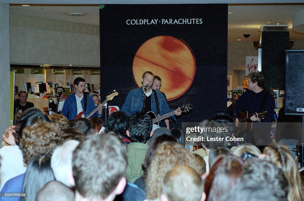 Coldplay at Virgin Megastore