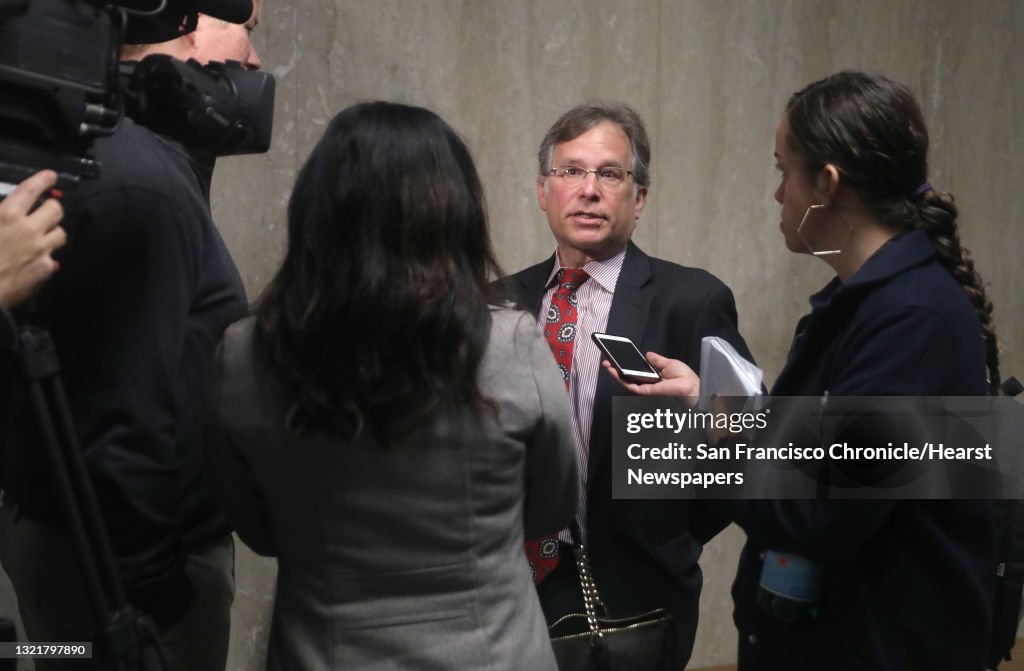 Attorney Marc Zilversmit talks to media about requesting a superior court judge to reconsider the 2006 44-year prison sentence to Napoleon Brown, brother of Mayor London Breed, who has already spent 18 years in prison for involuntary manslaughter and arme