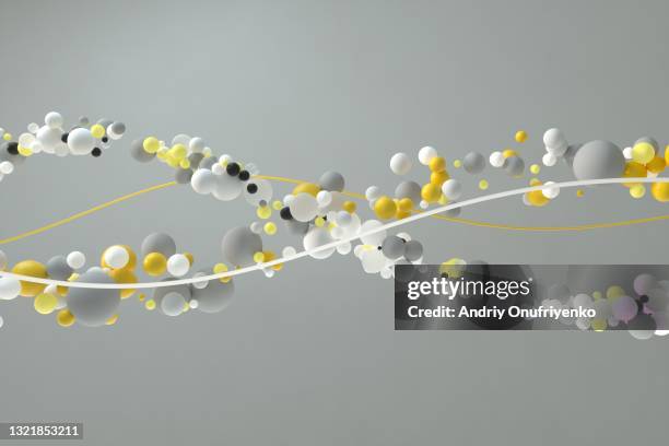spheres dna - dna stock pictures, royalty-free photos & images