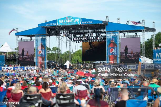 Jon Langston performs during the Pepsi Gulf Coast Jam on June 04, 2021 in Panama City Beach, Florida.
