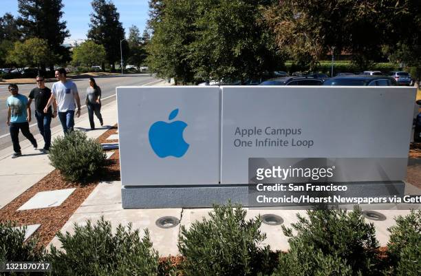 The Apple Campus as seen on the south side in Cupertino, Calif. On Wed. October 7, 2015.