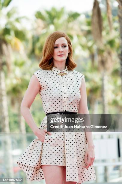 Ana Polvorosa attends 'Con Quien Viajas' photocall during 24th Malaga Spanish Film Festival on June 05, 2021 in Malaga, Spain.