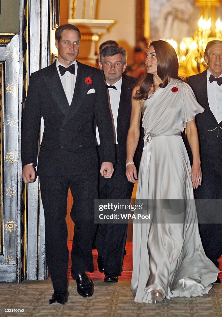 The Duke And Duchess Of Cambridge Attend A Dinner For The National Memorial Arboretum Appeal