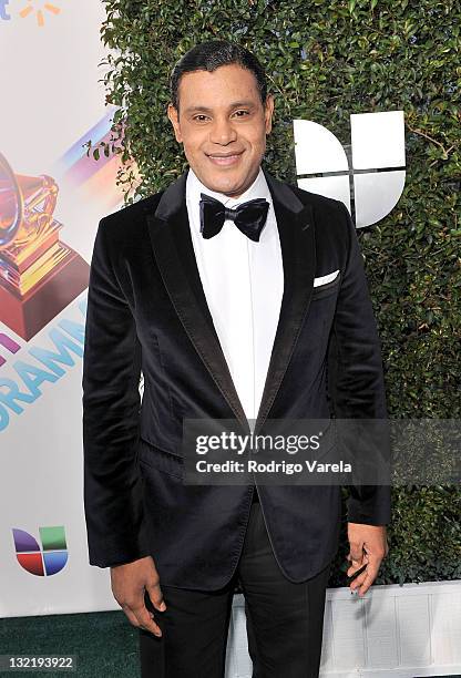 Former baseball player Sammy Sosa arrives at the 12th Annual Latin GRAMMY Awards held at the Mandalay Bay Resort & Casino on November 10, 2011 in Las...