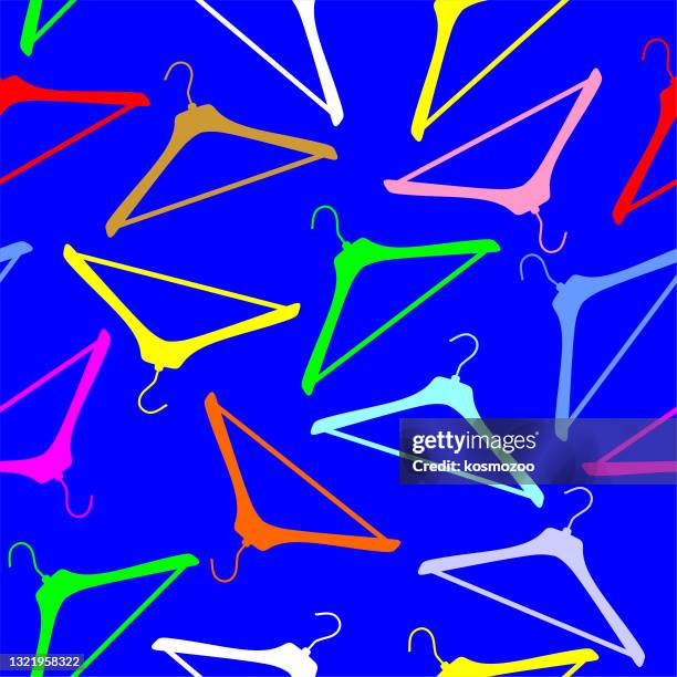 hanger background - wooden hanger stock illustrations