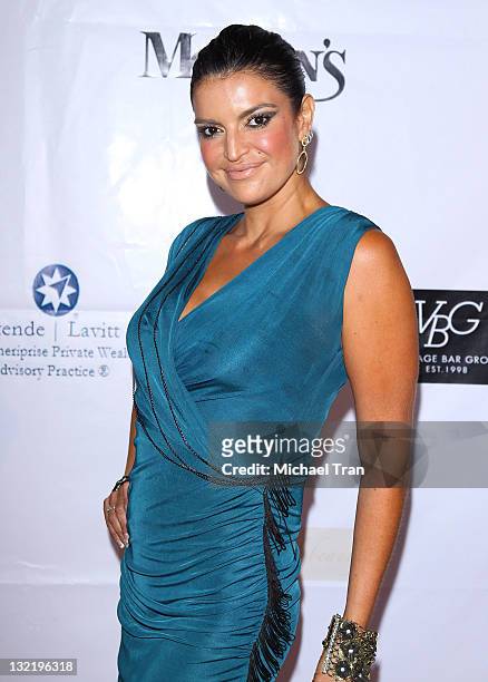Jennifer Gimenez arrives at the Face Forward - 2nd Annual gala for a new beginning held at InterContinental Hotel on July 9, 2011 in Century City,...