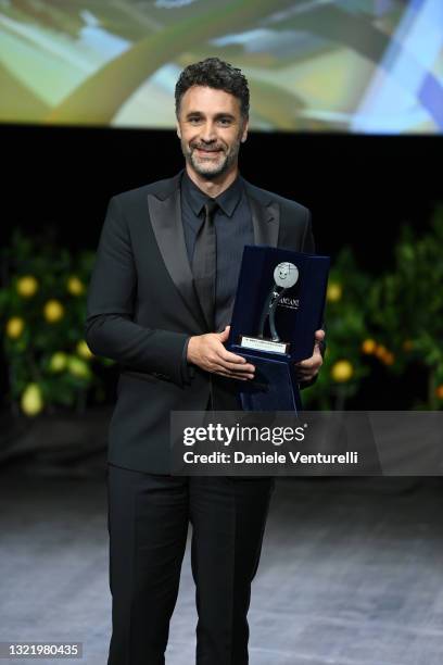 Raoul Bova attends the Monte-Carlo Film Festival 2021 at Grimaldi Forum on June 05, 2021 in Monaco, Monaco.