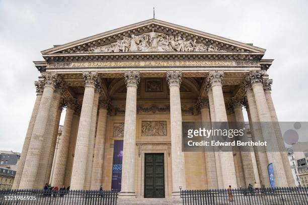 General view of the Panthéon, during the 20th Anniversaire Of "Lire Et Faire Lire" At Le Pantheon, on June 05, 2021 in Paris, France.