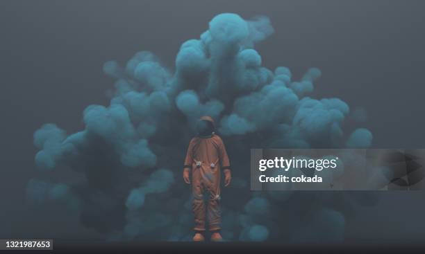 scientist using time travel portal - spooky smoke stock pictures, royalty-free photos & images