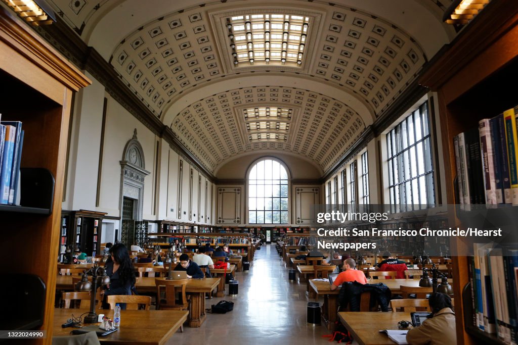 Uc Berkeley Doe Library Reading Room Library Architecture Berkeley