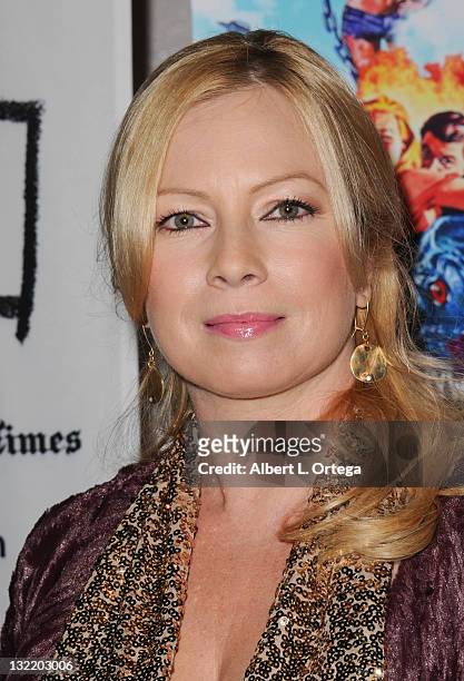 Actress Tracy Lords arrives for the Film Independent Screening Of "Corman's World: Exploits Of A Hollywood Rebel" held at Bing Theatre At LACMA on...