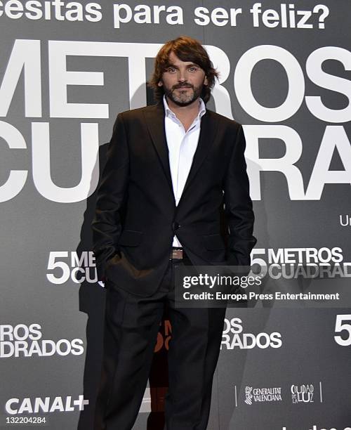 Fernando Tejero attends 'Cinco Metros Cuadrados' premiere on November 10, 2011 in Madrid, Spain.