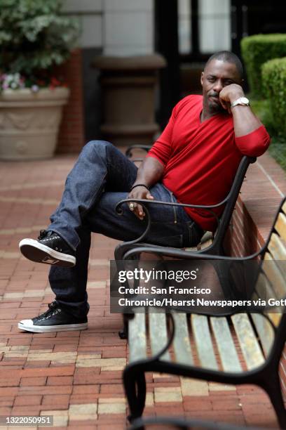 Idris Elba, who stars in the movie "Takers", is seen in San Francisco, Calif. On Friday August 6, 2010.