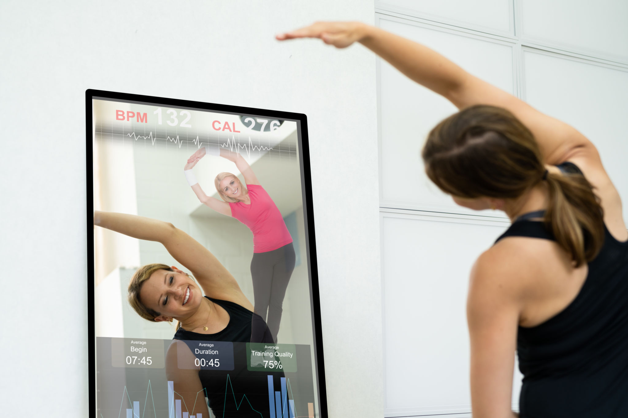 smart mirror yoga