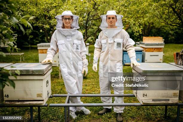 wir sind das beste team - beekeeper stock-fotos und bilder