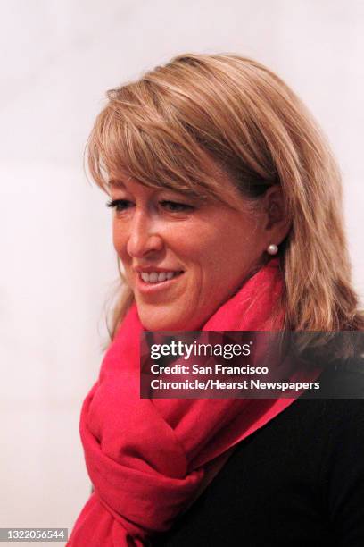 Attorney Alix Rosenthal, Second Vice-Chair of of San Francisco's Democratic County Central Committee, is seen after Mayor Ed Lee announced Tang as...