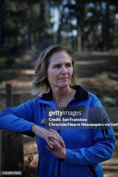 Terri Thomas, the director of conservation, stewardship and research at Presidio Trust, is seen at the Presidio Hills habitat restoration site on...