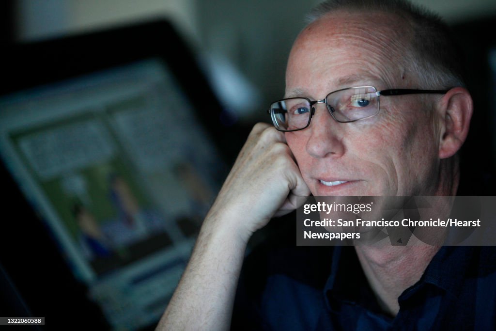Scott Adams, cartoonist and author and creator of "Dilbert", poses for a portrait in his home office on Monday, January 6, 2014 in Pleasanton, Calif. Adams has published a new memoir "How to Fail at Almost Everything and Still Win Big: Kind of the Story
