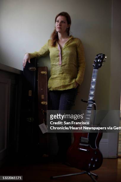 Galadrielle Allman, daughter of Duane Allman, founder of Allman Brothers who crashed his motorcycle and died when he was 24 and she was 2, poses for...