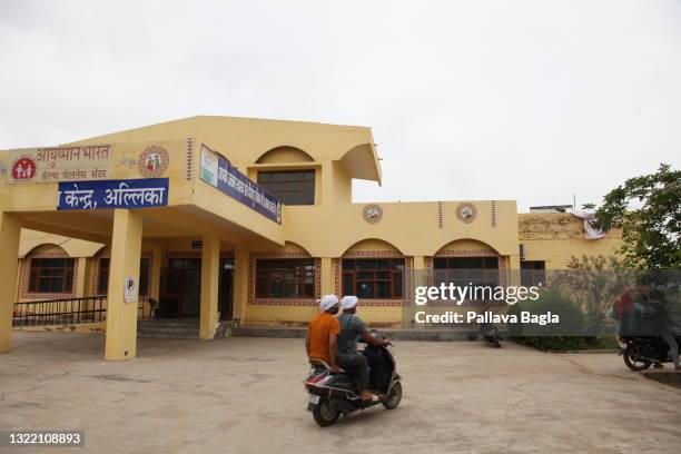 The exterior of the rural Public Health Center on June 1,2021 in Allika Village,India. As India battles a second wave of the Covid 19 pandemic, the...