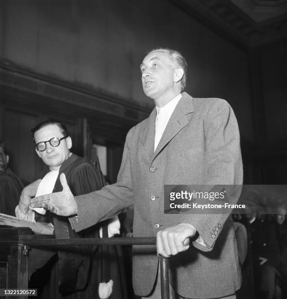 Le témoignage de Helmut Knochen lors du procès d'Otto Abetz, le 18 juillet 1949, à Paris.