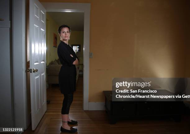 Sarah Shourd, of Oakland, stands for a portrait in her home on Monday, November 30, 2015 in Oakland, Calif.