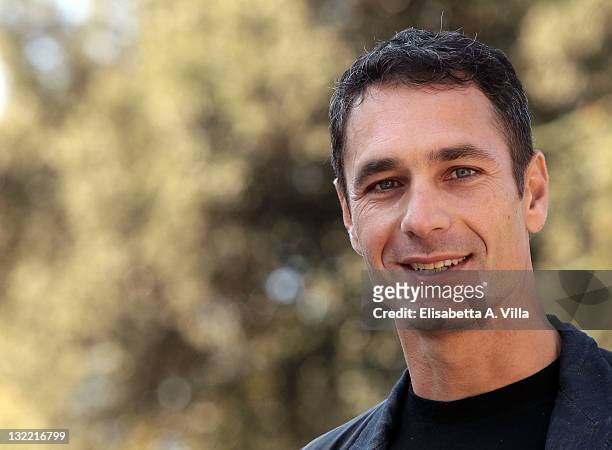 Actor and director Raoul Bova attends 'Amore Nero' photocall at Villa Borghese on November 11, 2011 in Rome, Italy.