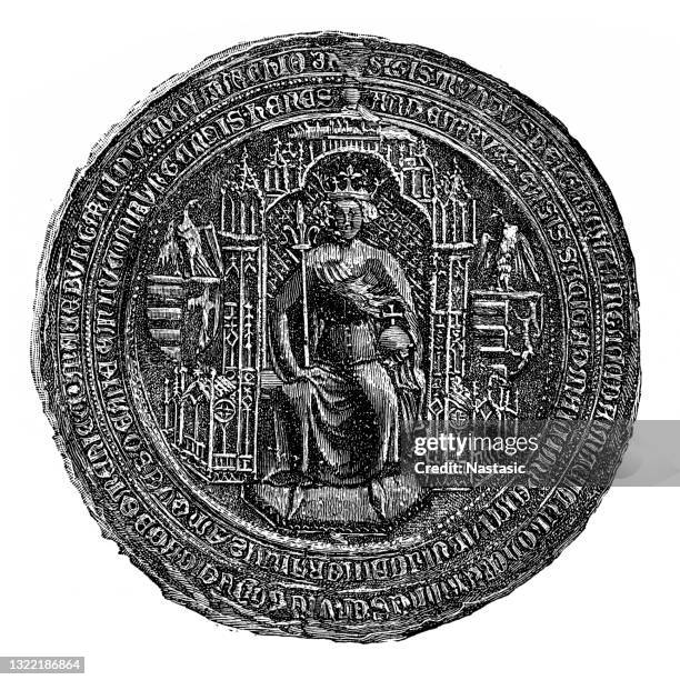 sigismund's seal - ground rules stock illustrations