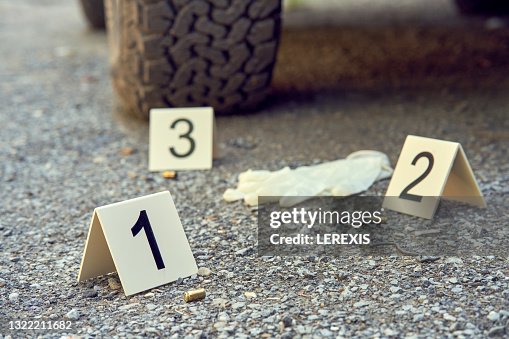 Evidence at the crime scene Evidence at the crime scene